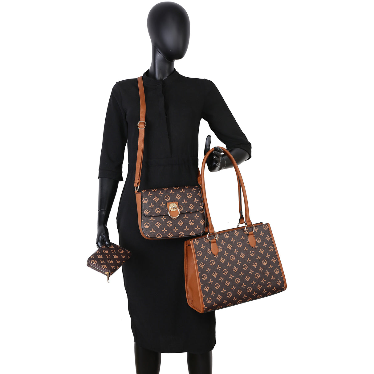 Monogram 3-in-1 Top Handle Satchel