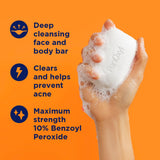 PanOxyl Acne Treatment Bar with 10% Benzoyl Peroxide Bar Soap
