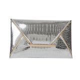 Croc Evening Envelope Clutch