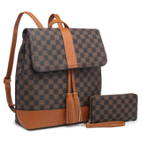 Fashion Monogram Flap 2-in-1 Backpack