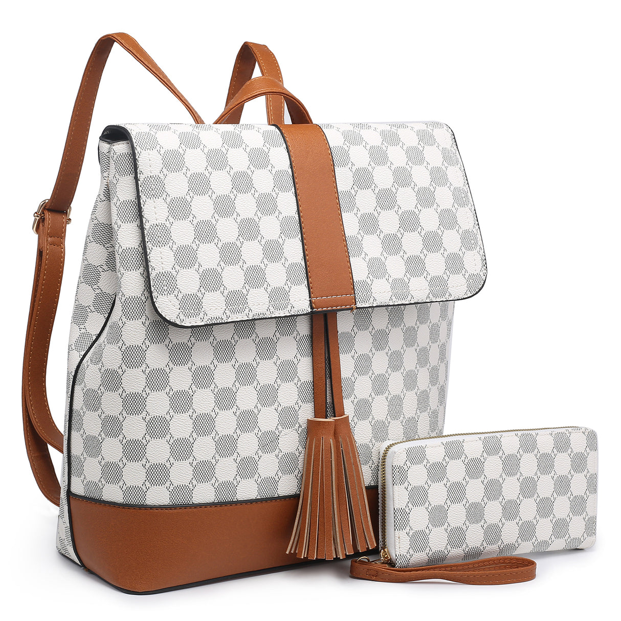 Fashion Monogram Flap 2-in-1 Backpack