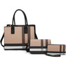 Lauren Plaid 3-in-1 Satchel handbag Set
