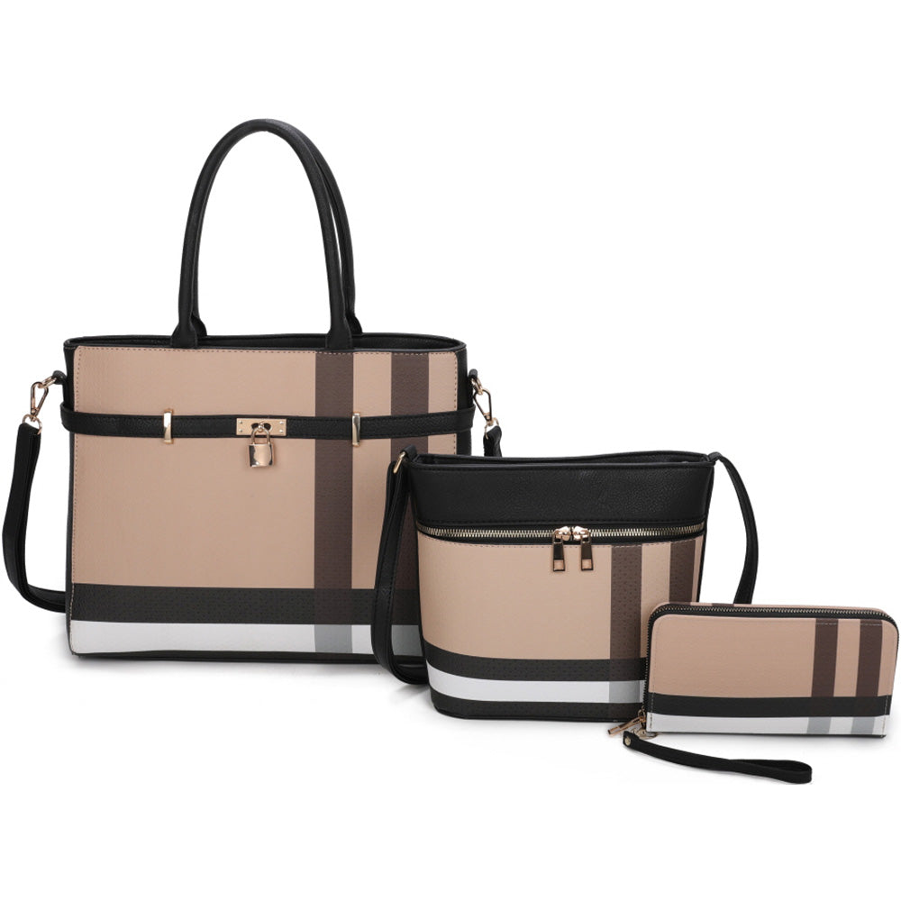 Gwen 3-in-1 Satchel Handbag Set