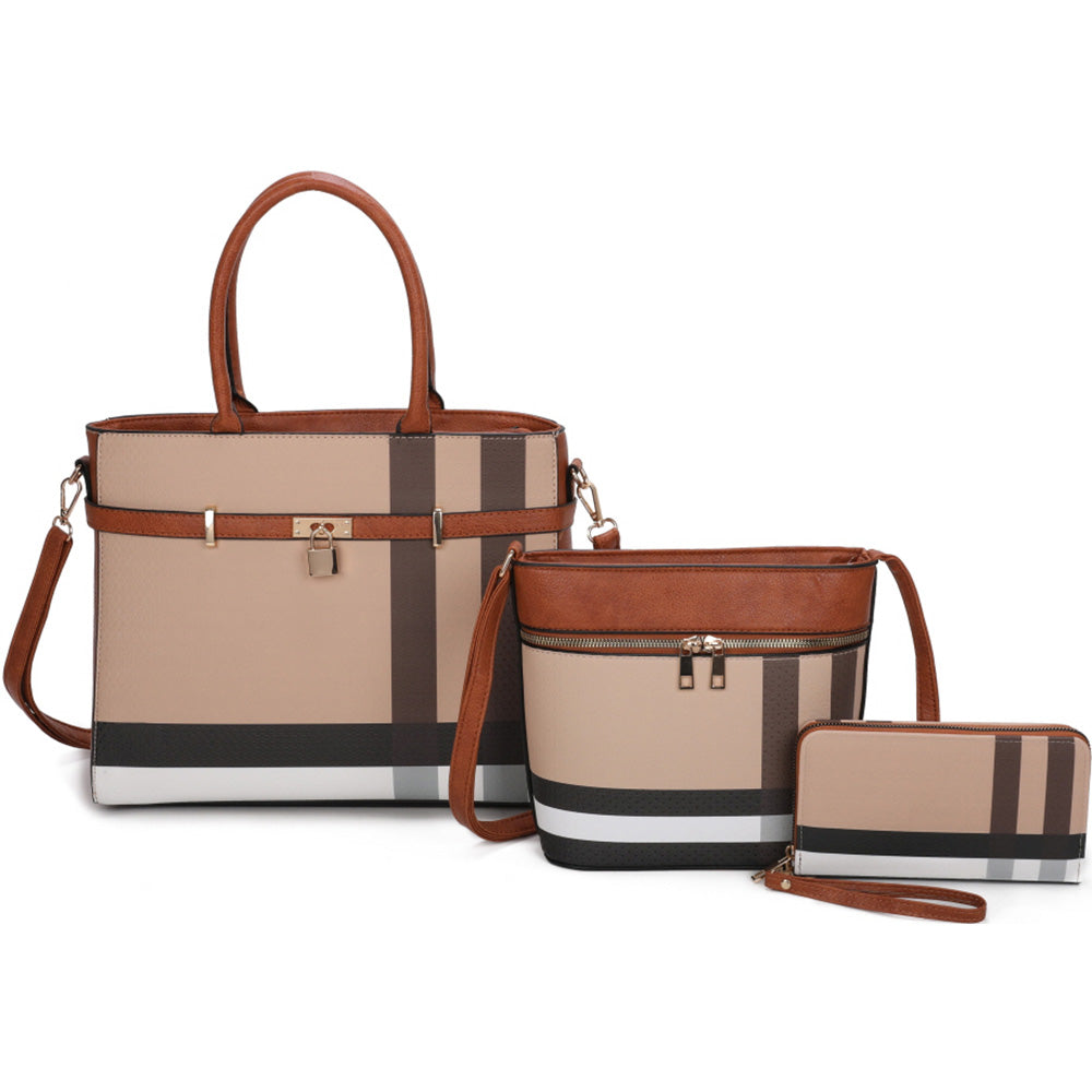 Gwen 3-in-1 Satchel Handbag Set
