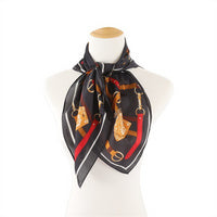 Chain Design Silk Scarf