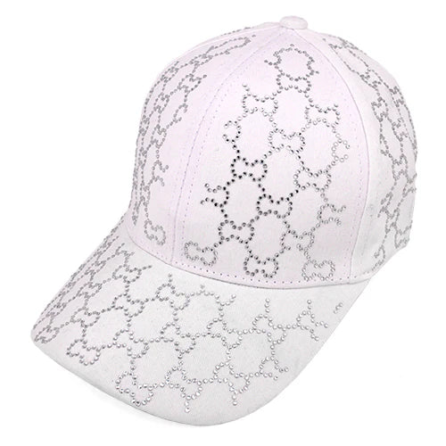 Fashion Hat W/ Rhinestone Design