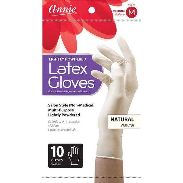 Annie Latex Gloves 10Ct