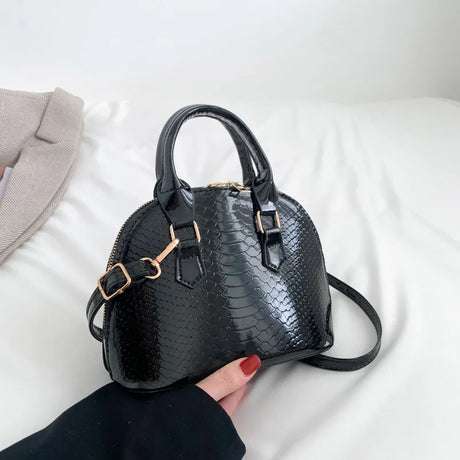 CROC Metallic Handbag