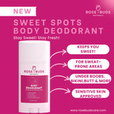 Rose Buds Care Sweet Spots Body Deodorant