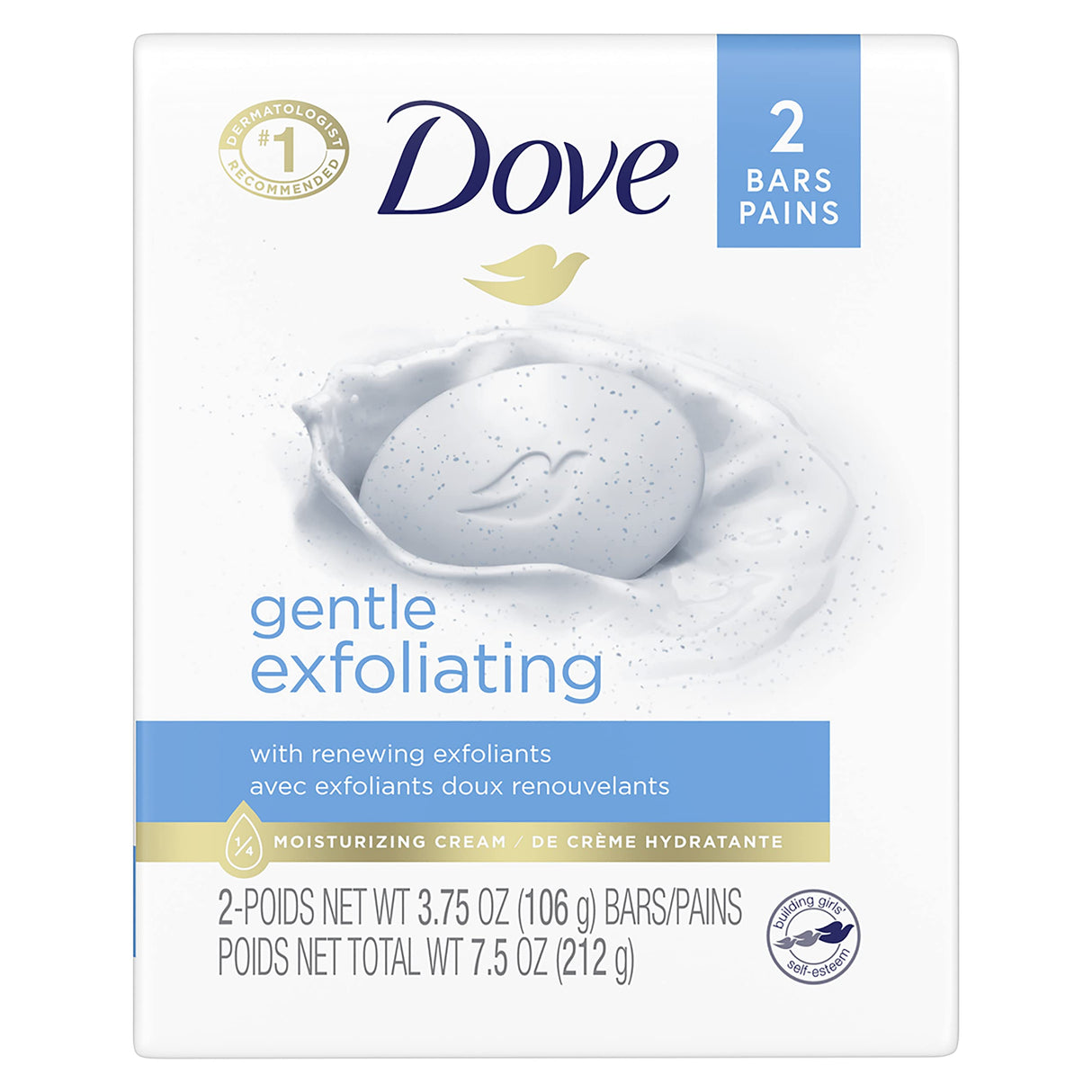 Dove Gentle exfoliating 2 Bar Soap