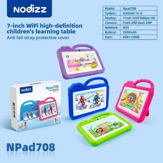 Nodizz Npad708 Kids Study Tablet