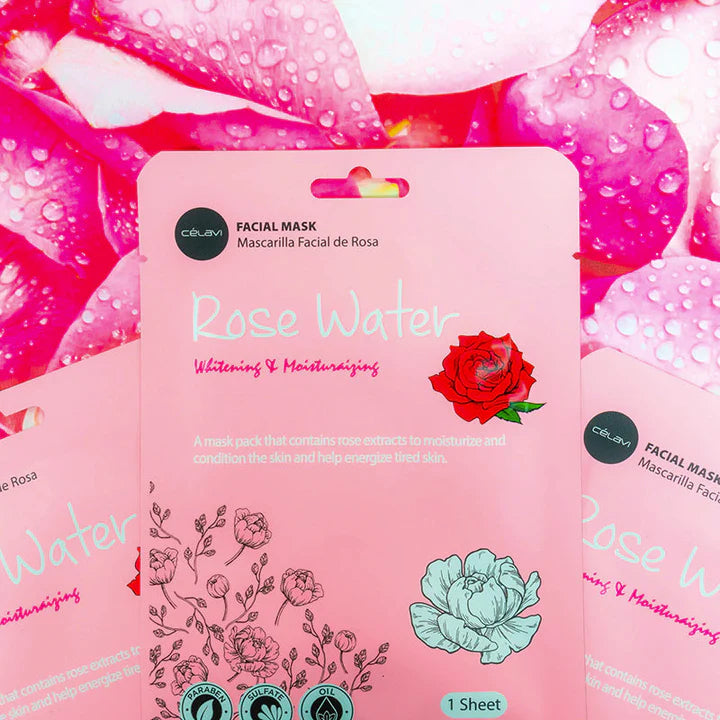 Rose Water Facial Sheet Mask