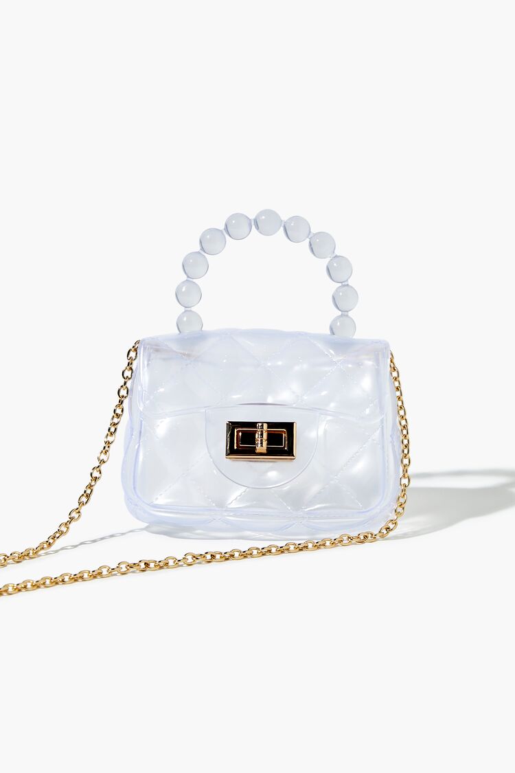 Mini Clear Jelly Bubble Handle Bag