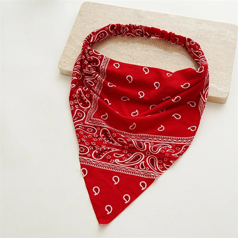 Paisley Cotton Head Scarf