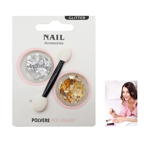 Nail Glitter 2PC