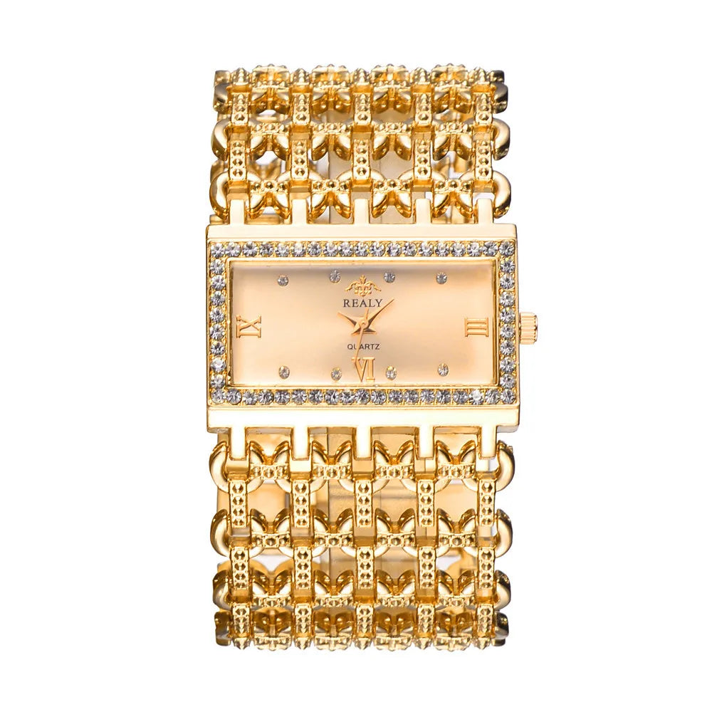 Glamour Wide Band Watch