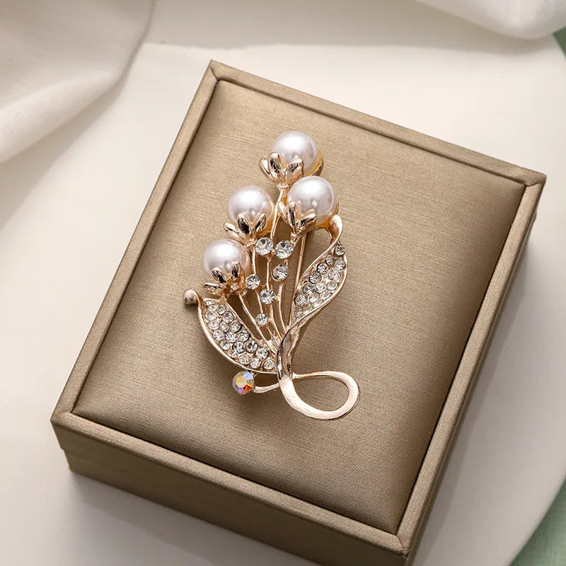 Mother Of Pearl Brooches