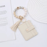 Daisy Beaded Flat Wallet