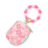 Floral Beaded Coin Pouch