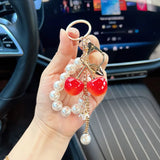Paris Cherry Keychain