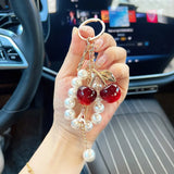 Paris Cherry Keychain