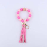 Silicon Beaded Keychain