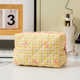 Gingham Square Makeup Bags & Storage