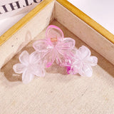 Tri Flower Claw Clip