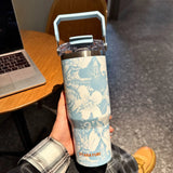 Floral Stainless Steel 30oz Tumbler