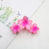 Tri Flower Claw Clip