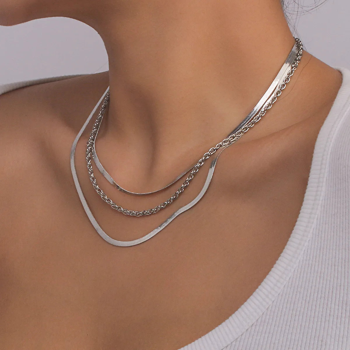 Simple Layered Necklaces