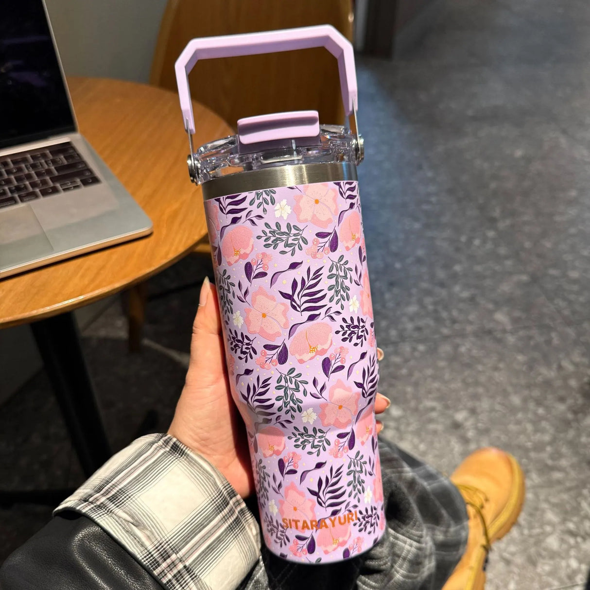 Floral Stainless Steel 30oz Tumbler