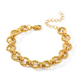 Twist Chain Link Bracelet
