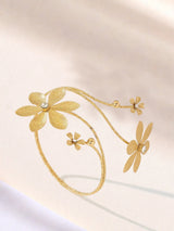 Gold Flower Arm Cuff