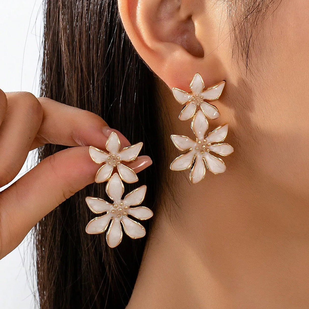 Brunch Flower Drop Earrings
