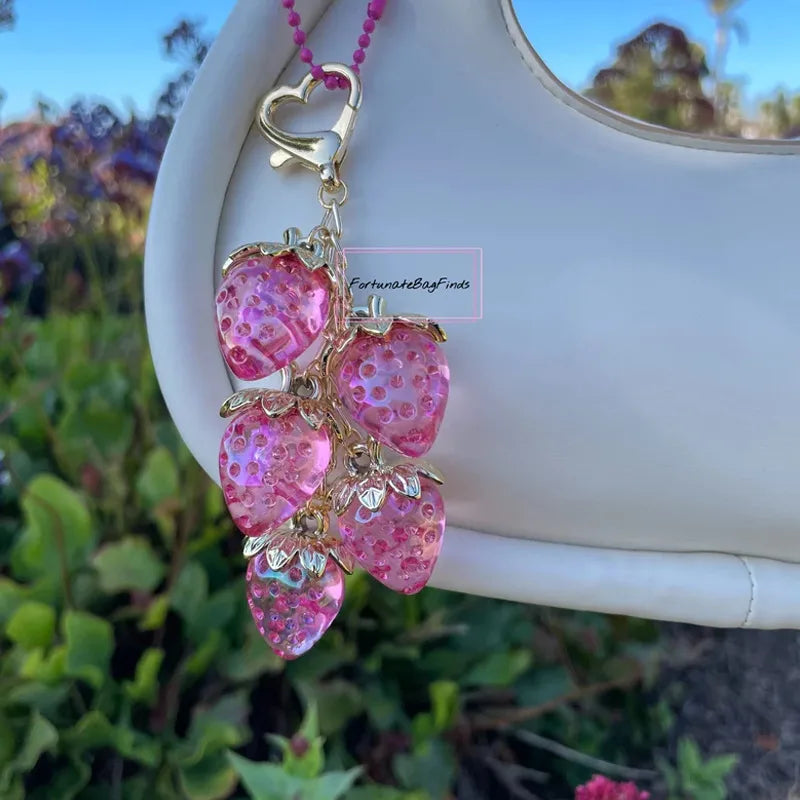 Strawberry Acrylic Keychain