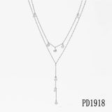 'Y' Shaped  Layered Necklace