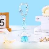 Star Water Filled Keychain