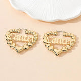 Zodiac Gold Bamboo Style Hoops