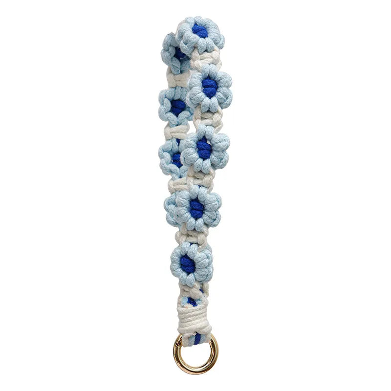 Handcrafted Daisy Mobile Phone Lanyard