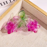 Tri Flower Claw Clip