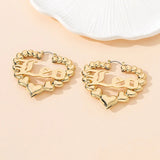 Zodiac Gold Bamboo Style Hoops