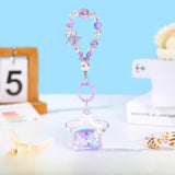 Star Water Filled Keychain
