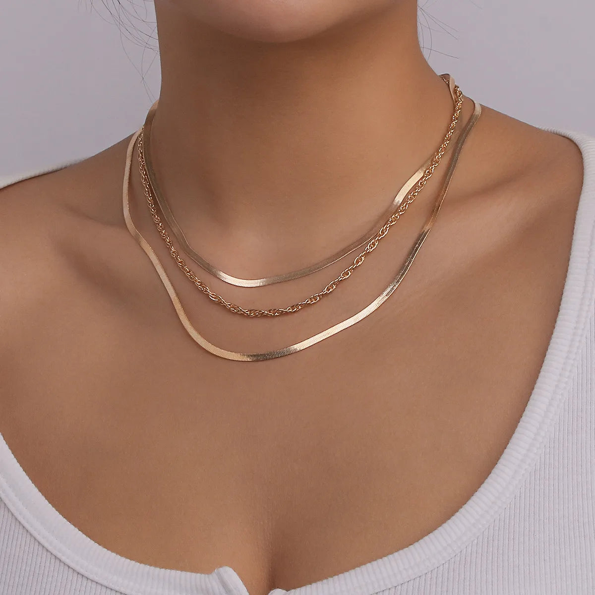 Simple Layered Necklaces
