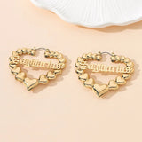 Zodiac Gold Bamboo Style Hoops