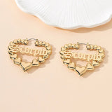 Zodiac Gold Bamboo Style Hoops