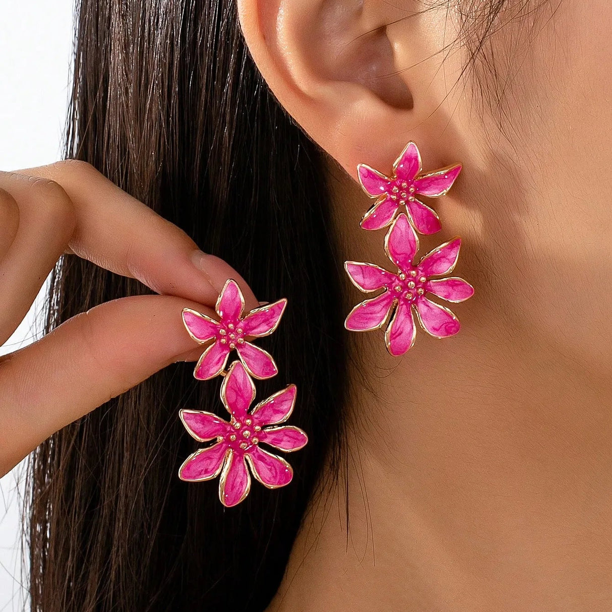 Brunch Flower Drop Earrings