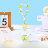 Star Water Filled Keychain