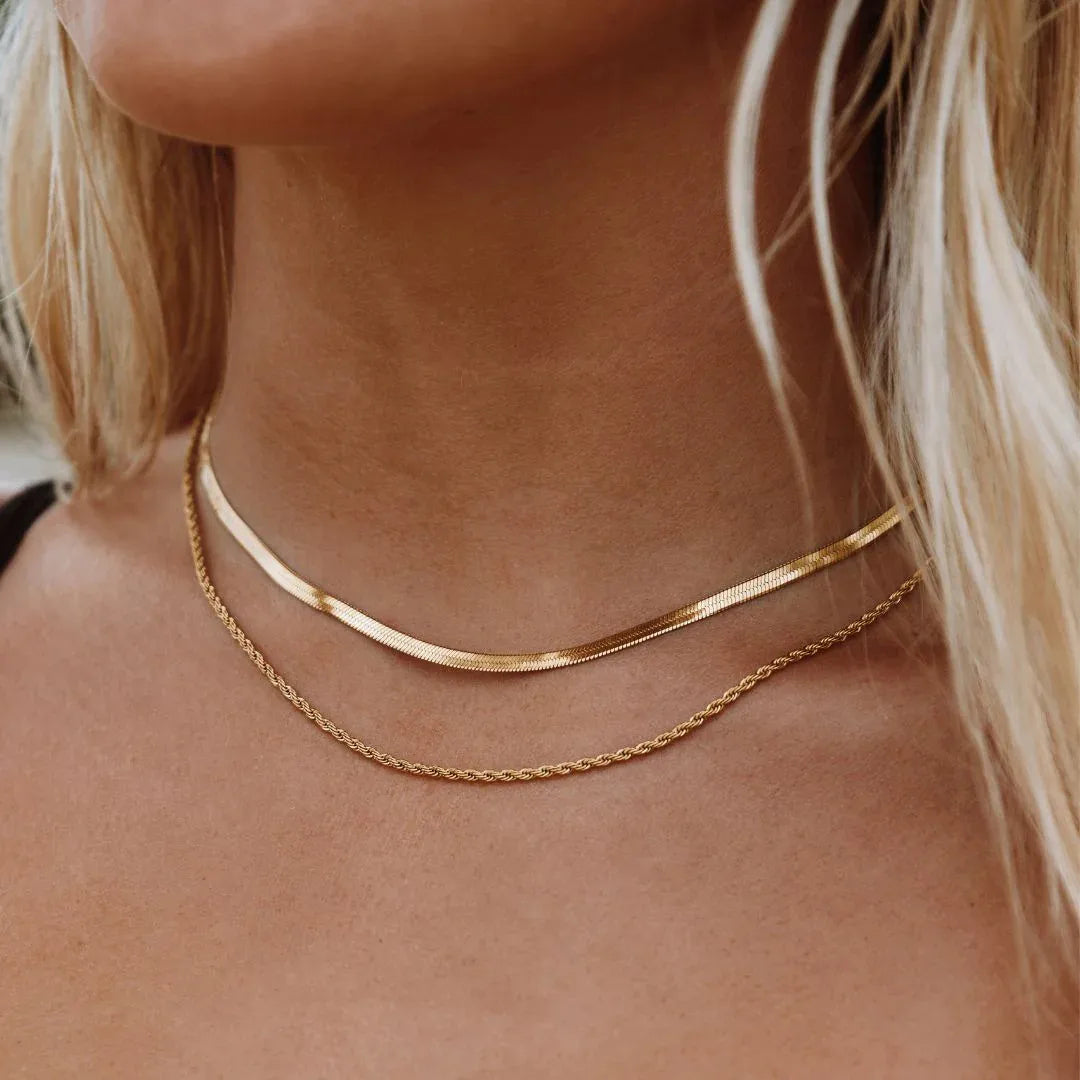 Simple Layered Necklaces