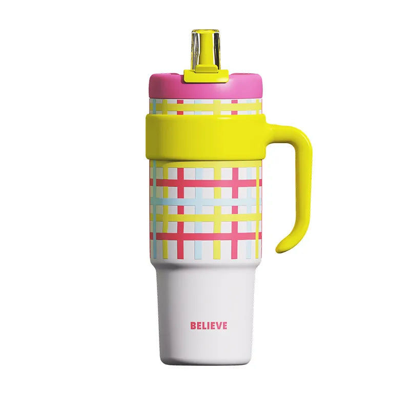 Basic Plaid Tumbler